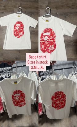 Best bape tee shorts short sleeve for the summer and great quality 💯 100 for two