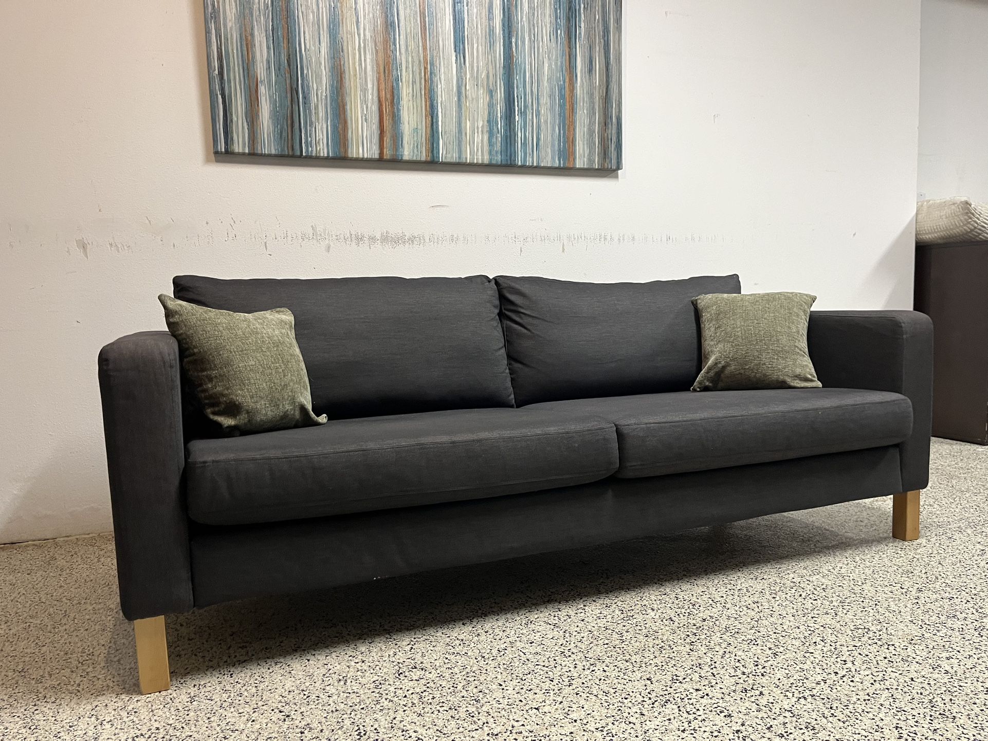 (+Delivery Opt.) Awesome Ikea/Karlstad Dark Gray Sofa in Excellent Condition!