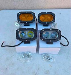 LED Light Pods Work Lights Luces Focos Niebla Neblina