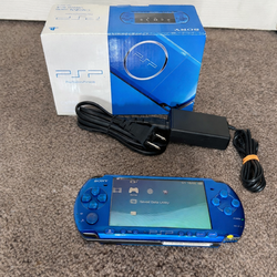PSP 3000 Blue with Games