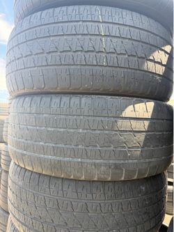 (4) 285/45R22 SET OF USED TIRES BRIDGETONE 60% LIFE !!