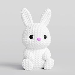 Easter bunny decor figurine