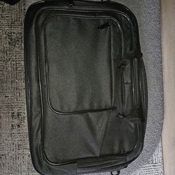 Black laptop bag