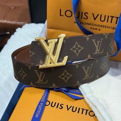 LV Louis Vuitton M8846 Black Old Flower Width 4.0cm New Boutique LV Buckle(ffo4949)19
