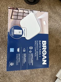 Broan bathroom exhaust fan - NEW