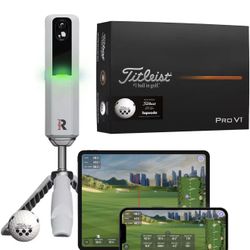Rapsodo - MLM2PRO Golf Launch Monitor w/ (12) Titleist 2025 Pro V1 Golf Balls