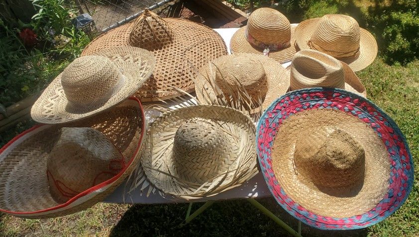Multiples Straw Hats Man / Woman - price in description per hat