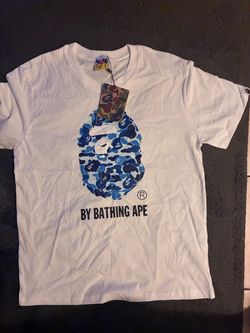 BAPE A Bathing Ape White Camo Ape Head Tee