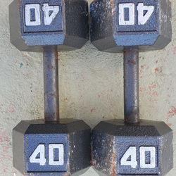 40lb Dumbbell Set