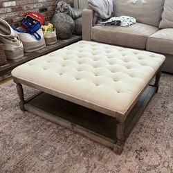 Ottoman storage Coffee table