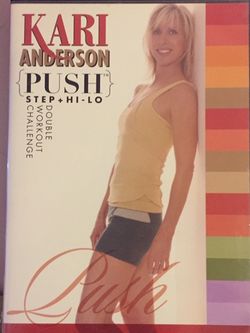 Kari Anderson PUSH Step +Hi -lo Double Workout Challenge