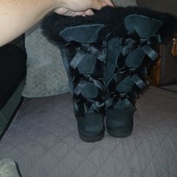 Tall Black Uggs