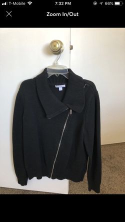 New York & Co Sweater with zipper