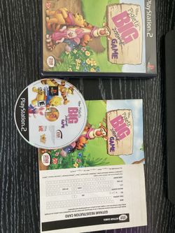 Piglet's Big Game Movie (PS2 Playstation 2) COMPLETE W/Reg Card RARE