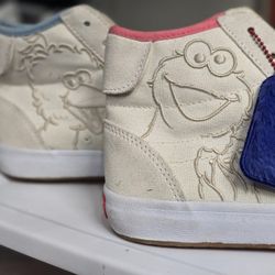Size 10 Sesame Street Vans Worn Once For Like 10 Mins