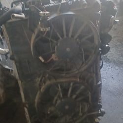 06 escape hybrid radiator assembly with fans and ac condenser 