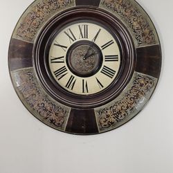 Hand Carved Beautiful Wooden Antique Clock 