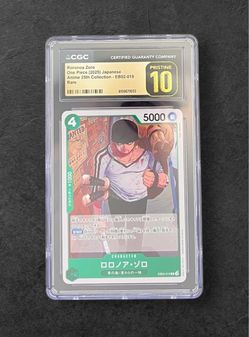CGC Pristine 10 - Roronoa Zoro EB02-019 Japanese One Piece 2025