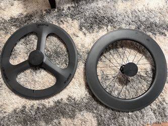 WEAPON C3 Carbon Fiber Classical Trispoke Wheel and Fixie Carbon Fiber Wheel