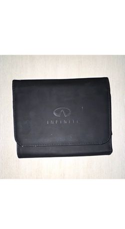 OEM INFINITI LEATHER CASE FOR OWNERS MANUAL OPERATORS USER GUIDE