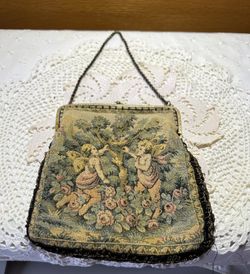  Antique tapestry evening bag