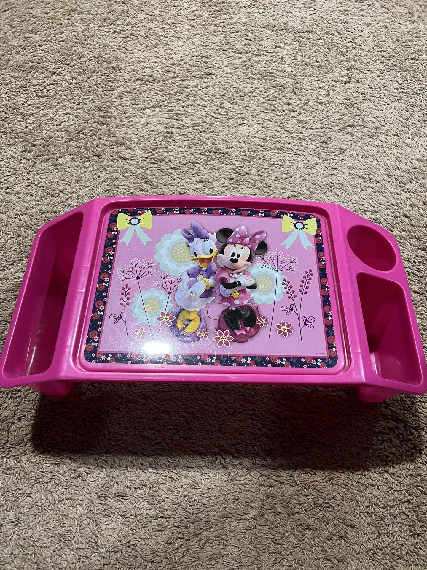 Pink Minnie Mouse And Daisy Activity Tray