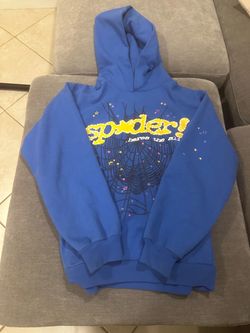 Sp5der hoodie tc blue