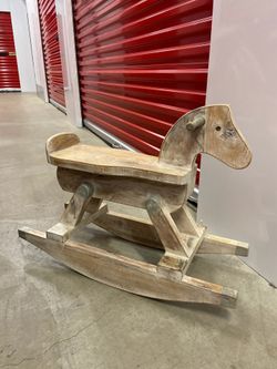 Wood Rocking Horse