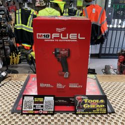 Milwaukee M18 FUEL GEN-3 18V Lithium-Ion Brushless Cordless 3/8 in. Compact Impact Wrench with Friction Ring (Tool-Only)
