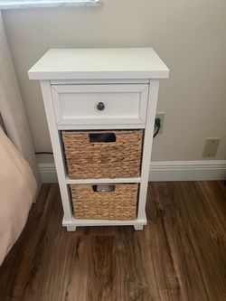 Night table with removable drawers