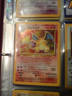 Spanish Pokemon Charizard Ex trading card game box