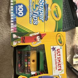 Set Of Crayola Crayons And Makers