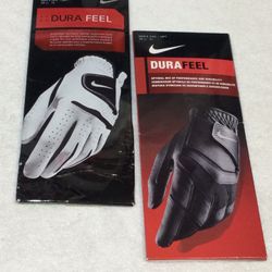 NIKE DURA FEEL MEN’S LEFT HAND GOLF GLOVE, White (XL)    BLACK SOLD!
