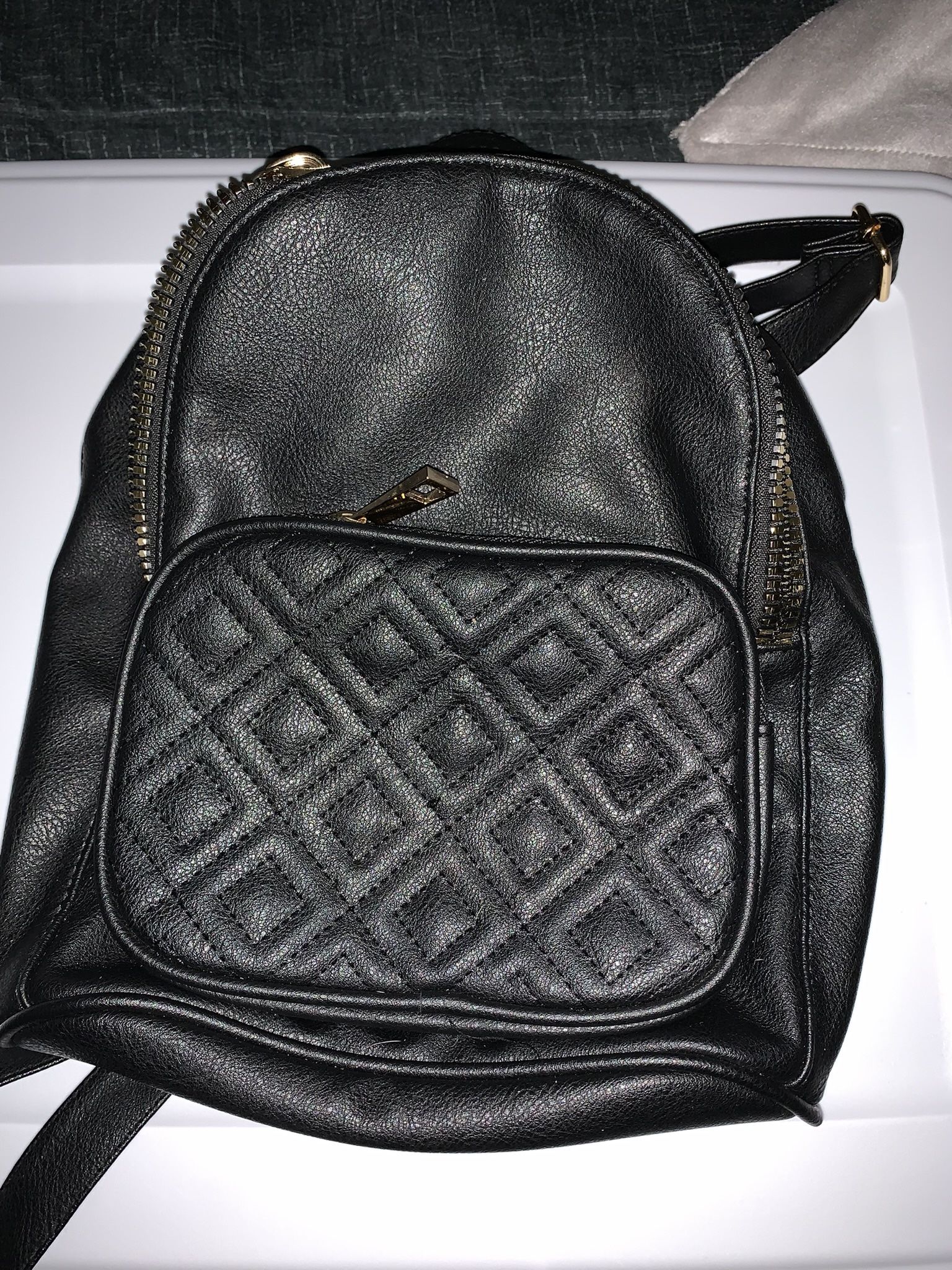 Black Backpack Purse