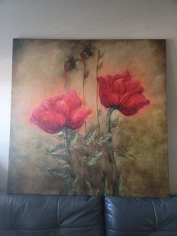 K BECK OIL PAINTING ON CANVAS