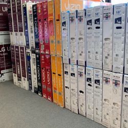 Tv 50-86 $55 Down On Finacing Free Delivery 6 Month Warranty. $269-$1498