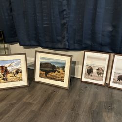Western Style Framed Pictures