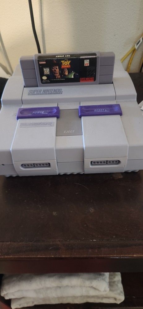 Snes With Games And Hookups