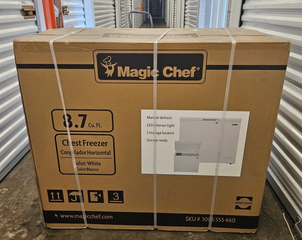 Magic Chef 8.7 Cu.ft Freezer New Never Opened