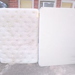 Set Of Full Sized Mattress And BoxSpring For Sale 