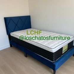 Twin Size Bed Frame With Mattress 
