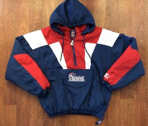 Vintage Starter New England Patriots Half Zip Pullover Jacket Size Large  for Sale in Westminster, CA - OfferUp