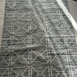 3x5 Rug West Elm Reflected Diamonds Indoor/Outdoor Rug