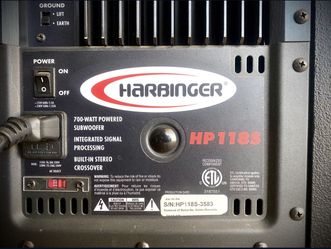 Harbinger hp118s hotsell