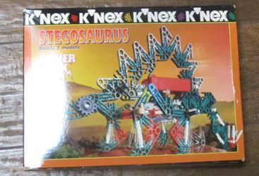K'NEX Stegosaurus With Power Pack Motor Kit Builds 3 Models "NIB"
