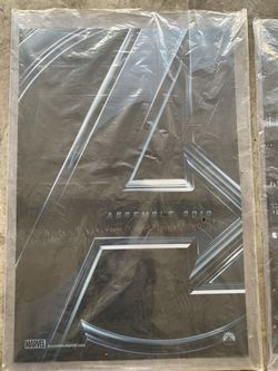 Marvel Avengers Teaser Poster double sided