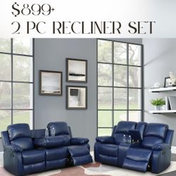 Sofa Loveseat Recliner Set!!