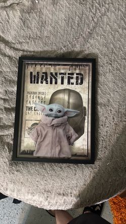 Star Wars Grogu and Mando Hollow art