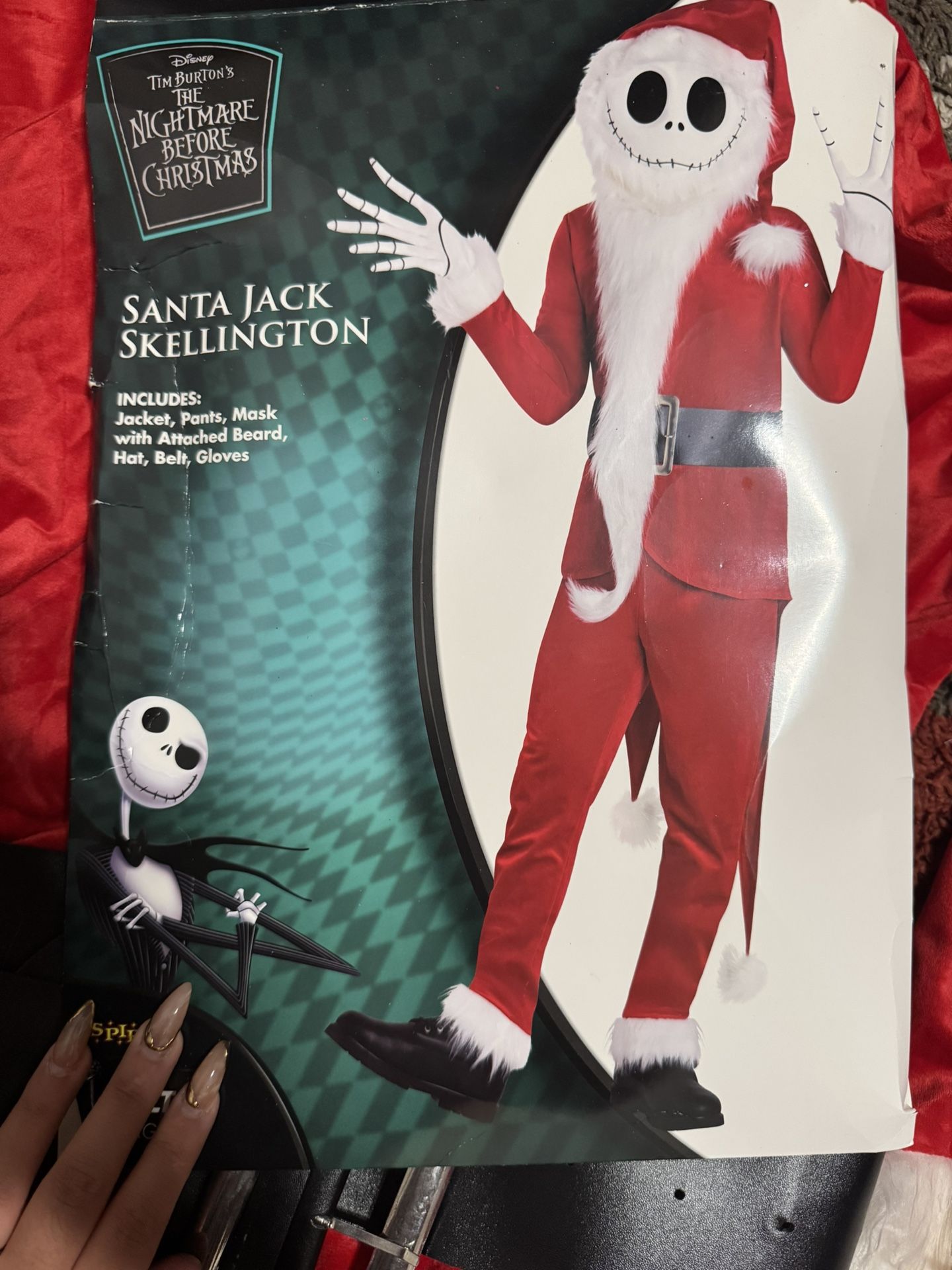Santa Jack Skellington Halloween Costume