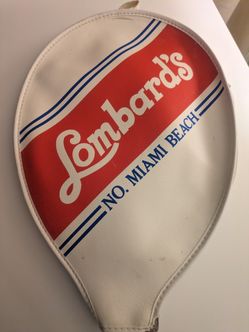 Lombard's Tennis Racquet Cover $10 OBO